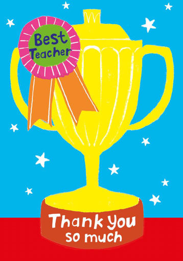 Picture of BEST TEACHER THANK YOU SO MUCH CARD